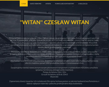 WITAN Producent Prefabrykatów  Betonowych_