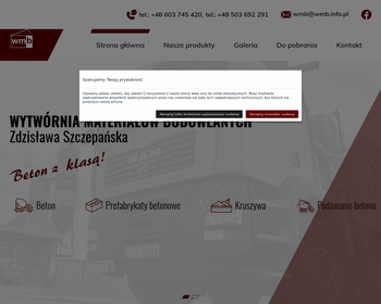 Szczepańska Zdzisława  Wytwórnia materiałów budowlanych_