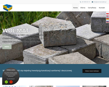 Wol-Mat  PPHU  Kręgi betonowe_ bloczki fundamentowe