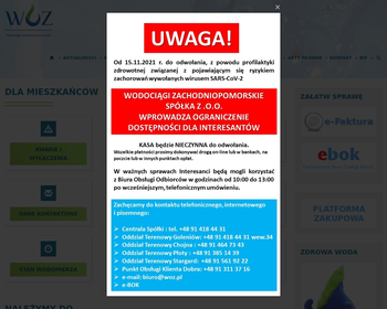 WODOCIĄGI ZACHODNIOPOMORSKIE Sp  z o o_