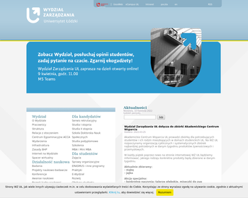 Uniwersytet Łódzki - Wydział Zarządzania_ Katedra Zarządzania Miastem i Regionem