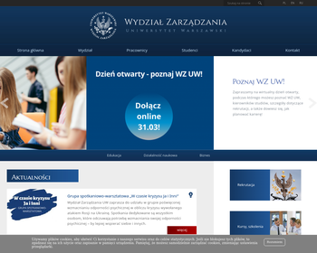 Uniwersytet Warszawski - Wydział Zarządzania_