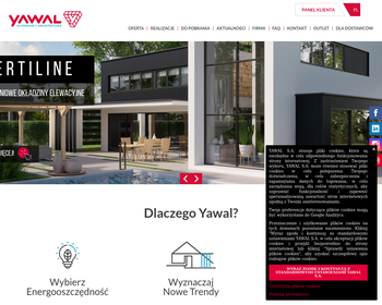 YAWAL S A  - architektoniczne systemy aluminiowe dla budownictwa_