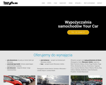 Wypożyczalnia Samochodów YOUR CAR_