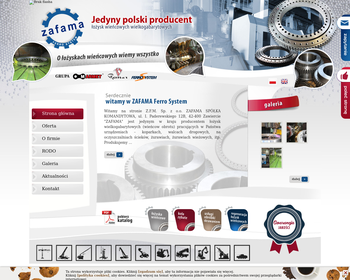 Zawierciańska Fabryka Maszyn ZAFAMA Sp  z o o_
