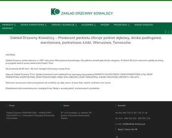 Zakład Drzewny Produkcyjno-Handlowo-Usługowy S c  P  Kowalski_ P