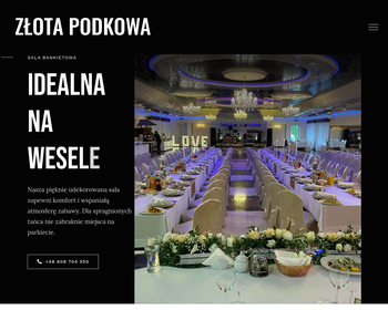 Sala Bankietowa ZŁOTA PODKOWA_