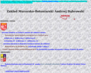Dąbrowski Andrzej  Zakład murarsko - betoniarski_