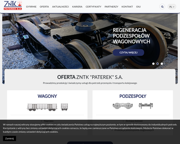 Zakłady Naprawcze Taboru Kolejowego PATEREK SA_