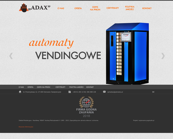Zakład Produkcyjno-Handlowy ADAX Zakład Pracy Chronionej w Ostrowcu_