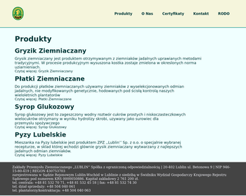 Zakłady Przemysłu Ziemniaczanego LUBLIN Sp  z o o_