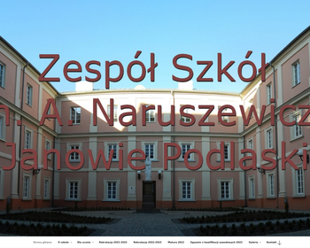 Zesp&oacute;ł Szk&oacute;ł im  Adama Naruszewicza w Janowie Podlaskim - Liceum Og&oacute;lnokształcące_