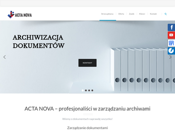 Acta Nova Sp  z o o  Archiwizacja i niszczenie dokumentów  Depozyt_Array