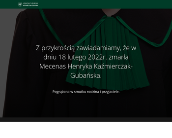 Kancelarie adwokackie  Henryka Kańmierczak-Gubańska_Array