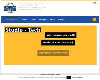 AGD serwis  Studio-Tech  Autoryzowany serwis AGD_Array