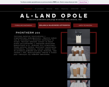 Przedsiębiorstwo Produkcyjno-Handlowe i Usługowe AL-LAND Sp  z o o_Array