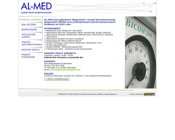 Al-Med Gabinet Terapii Biorezonansowej - testy alergiczne_Array