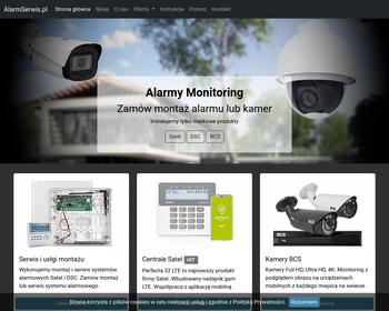 Alarm Serwis  Sprzedaż i montaż systemów alarmowych_Array