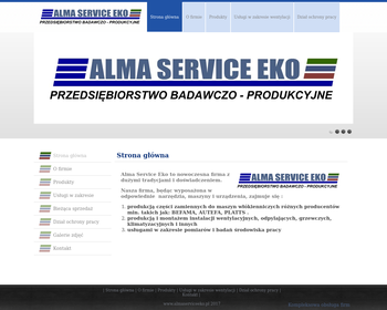 Przedsiębiorstwo Badawczo-Produkcyjne ALMA SERVICE EKO_Array