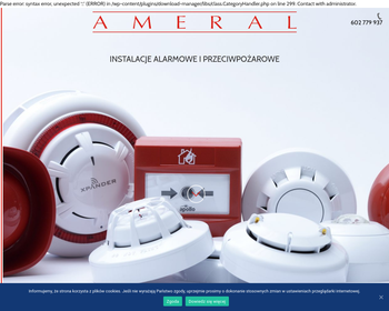 Specjalistyczne Przedsiębiorstwo Instalacji Alarmowych AMERAL Sp  z_Array