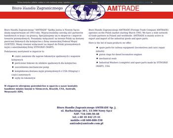 Biuro Handlu Zagranicznego AMTRADE S j_Array
