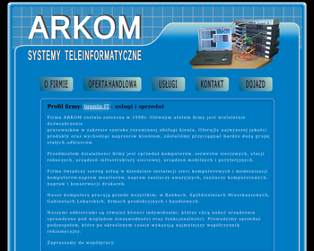 ARKOM Zakład Usług Informatycznych S c_Array