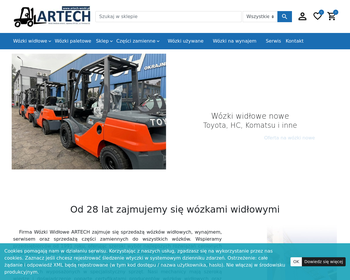 Wózki Widłowe ARTECH J W M  Hubczak S j_Array