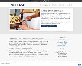 Arttap PHU - Pracownia Tapicerska_Array