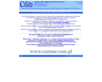 Biuro Usług Informatycznych CEZMAR iamp; EDEX_Array