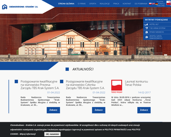 Chemobudowa-Kraków S A  Przedsiębiorstwo Budownictwa Przemysłowego_Array