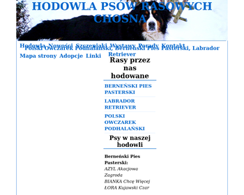 Hodowla psów rasowych Chosna_Array