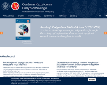 Centrum Kształcenia Podyplomowego Warszawskiego Uniwersytetu Medycznego_Array