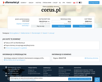 CORUS Polska Sp  z o o_Array