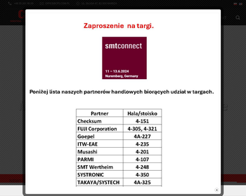 Chip Placement Solution Industrial Engineering-Poland Sp  z o o_Array
