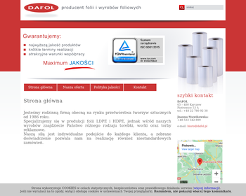 Wyrób Folii i Opakowań DAFOL_Array