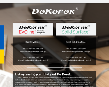 Przedsiębiorstwo Produkcyjno-Handlowo-Usługowe DEKOREK_Array