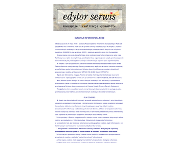 EDYTOR SERWIS - projektowanie edytorskie_Array