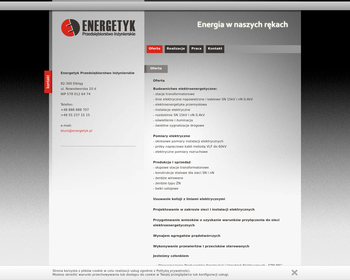 ENERGETYK Przedsiębiorstwo Inżynierskie Jerzy Łyszkiewicz_Array