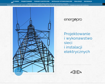 Energopro  Projektowanie i wykonawstwo sieci i instalacji elektrycznych  Strojny M_Array