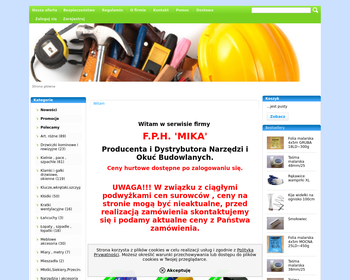 F P H MIKA producent artykułów metalowych narzędzi i okuć_Array
