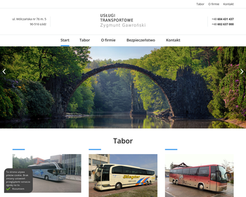 USŁUGI TRANSPORTOWE Zygmunt Gawroński  Przewóz osób w kraju_Array