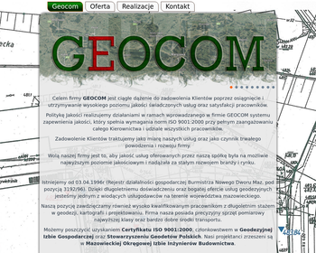 Usługi Geodezyjno-Projektowe GEOCOM_Array