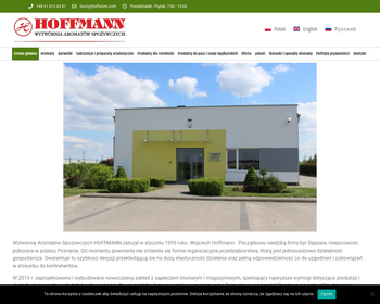 Wytwórnia Aromatów Spożywczych HOFFMANN_Array