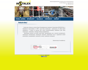 Przedsiębiorstwo Instalacji i Konstrukcji INSTALEX S j_Array