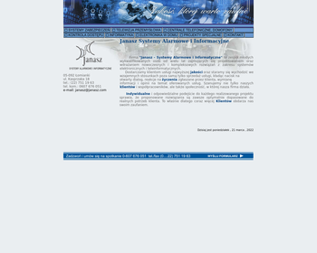 JANASZ-Systemy Alarmowe i Informatyczne_Array