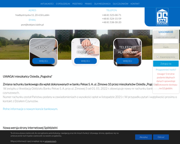 Pracownicza Spółdzielnia Mieszkaniowa KolejarzAdministracja Osiedla im  L  Kruczkowskiego_Array