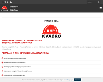 KVADRO Sp  J  Szkolenia wstępne i okresowe BHP i Ppoż _Array