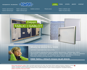 Producent Tablic PW KWAK_Array