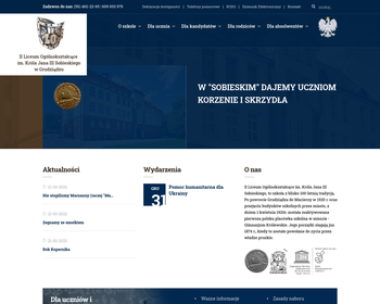 II Liceum Ogólnokształcące im  Króla Jana III Sobieskiego_Array