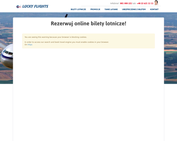 Lucky Flights  Sprzedaż biletów lotniczych_Array